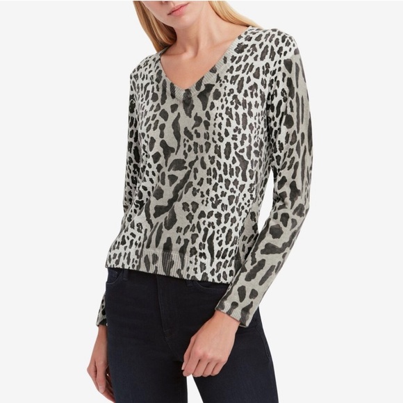 ATM/Anthony Thomas Melillo leopard sweater - Picture 2 of 4